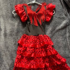 Flamenco Toddler Dress and Shoes